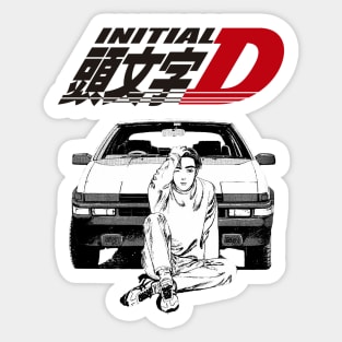 Initial D Sticker